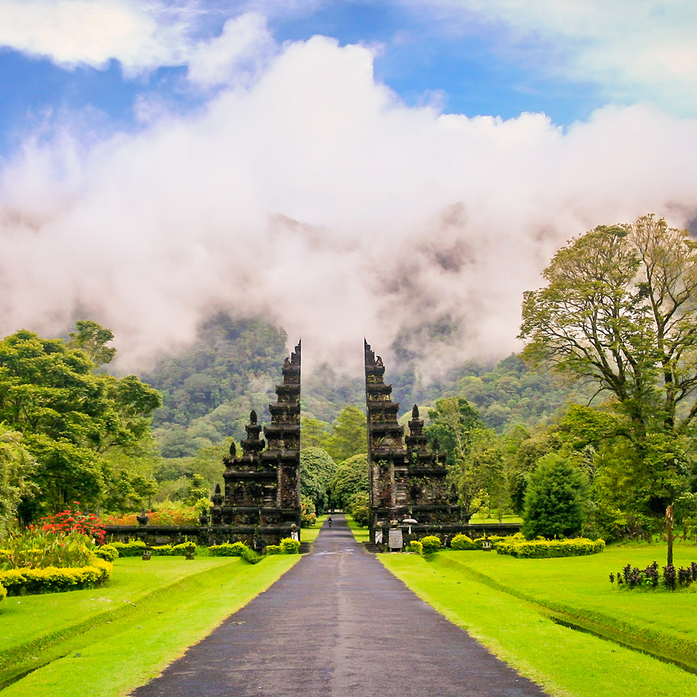 Balinese temple gate