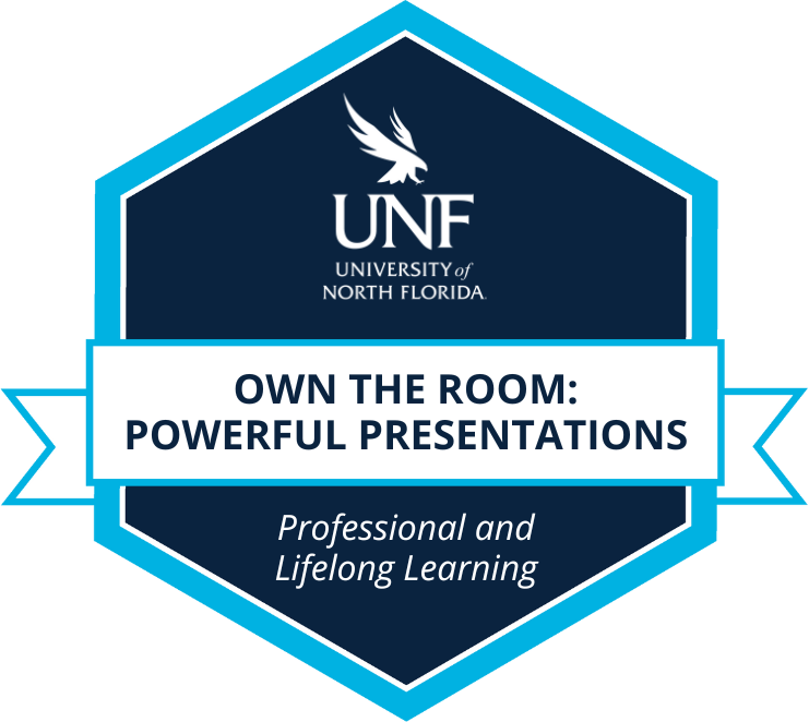 Own the Room: Powerful Presentations badge