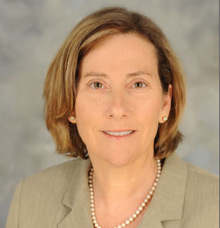 A smiling headshot of Vice President Karen Stone