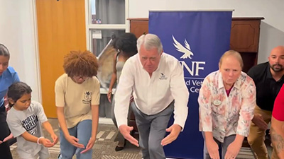 UNF employees and family members swooping