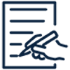 document blue icon