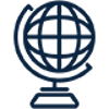 globe blue icon