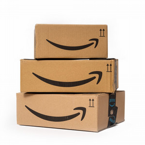 stacked cardboard boxes