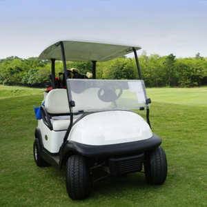 golf cart on a golf course