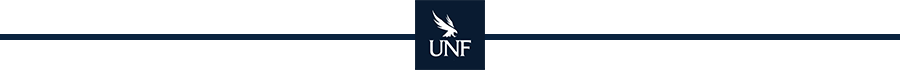 unf logo and blue line