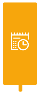 Calendar Icon on vertical banner