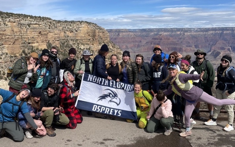 students at grand canyon