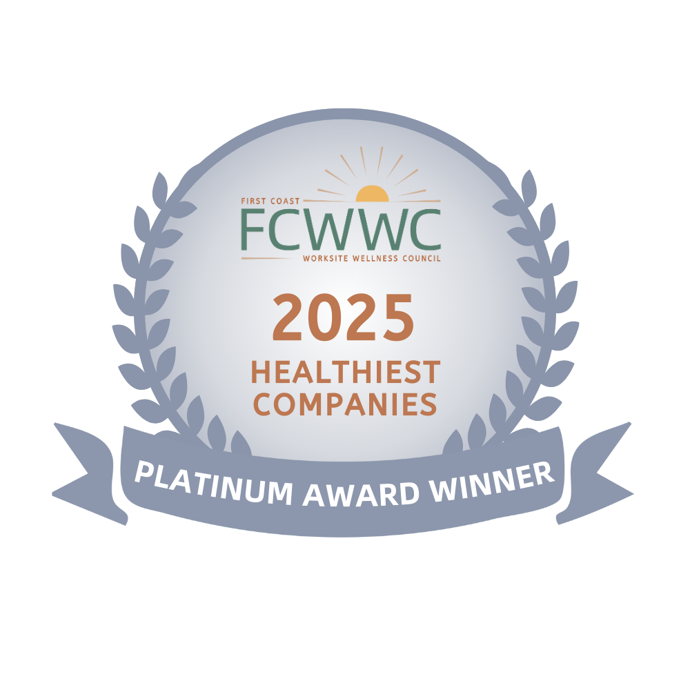 First Coast Worksite Wellness Council 2025 Platinum Award