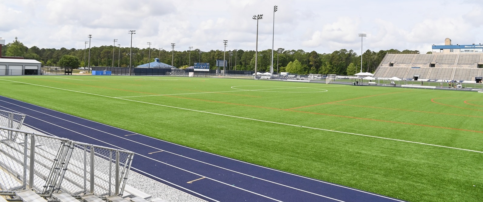 outdoor turf field