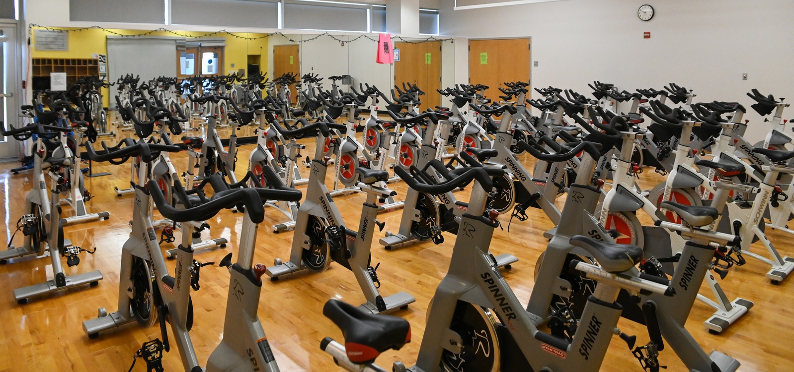 spin bike in cycle studio