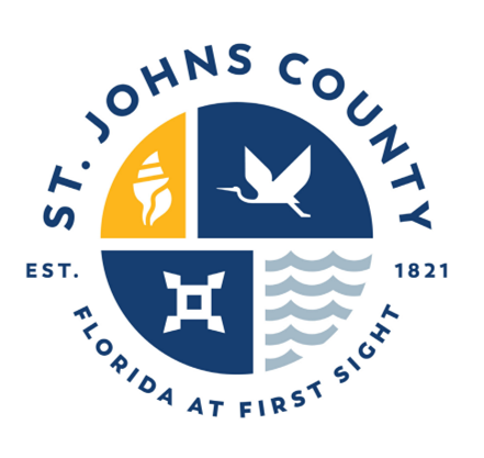 logo for St. Johns County Florida