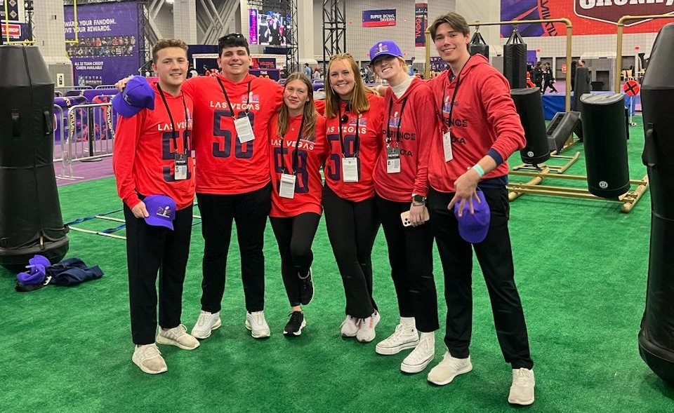 LSCSM Students smiling for a photo at Las Vegas 58 event