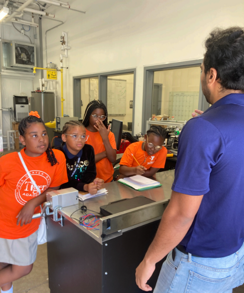 Tiger students at the UNF JEA  Solutions Lab