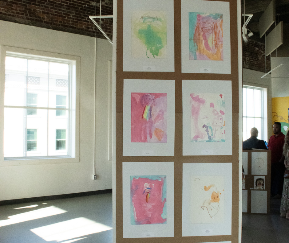 Water color gallery wall. 