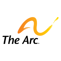 The Arc logo with an orange-to-yellow curved swoosh above the words “The Arc.”.