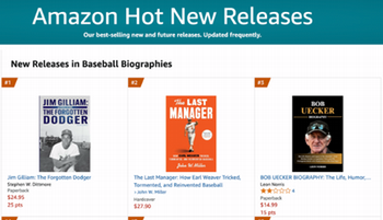 Book in #1 spot on the Amazon Hot New Releases List