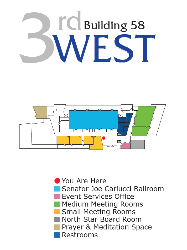 58West Map Floor 1
