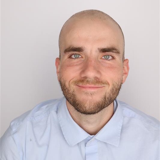 Kyle headshot from SU Professional Portraits Booth