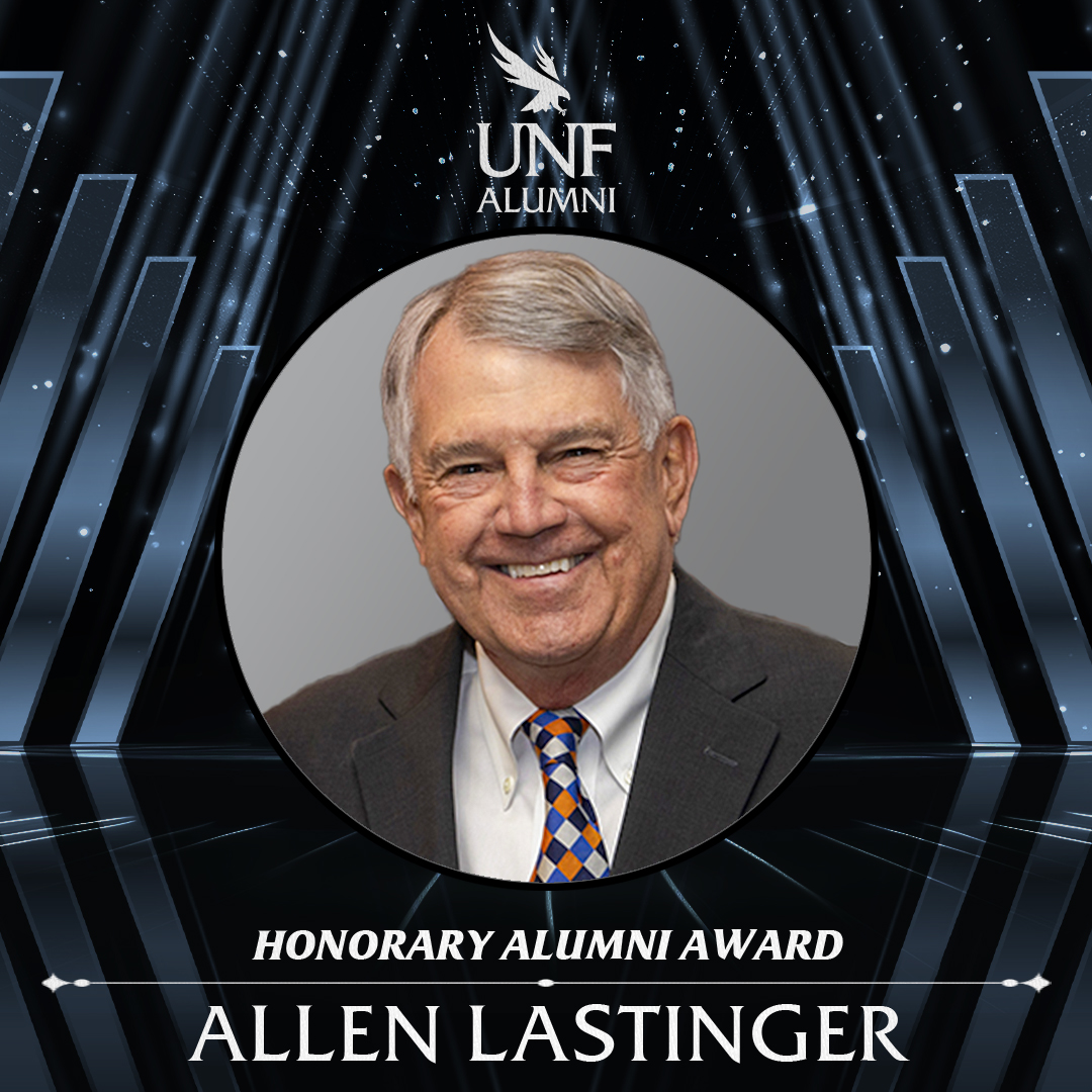 Alumni Recognition Award Graphic for Allen Lastinger