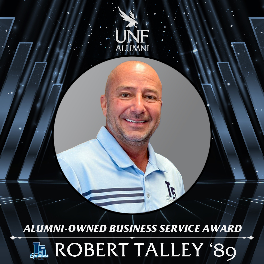 Alumni Recognition Award Graphic for Robert Talley