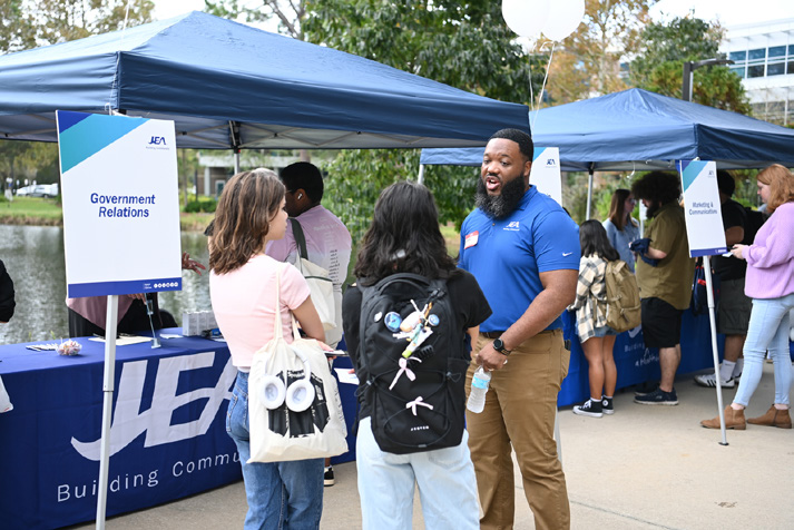 JEA at a job fair