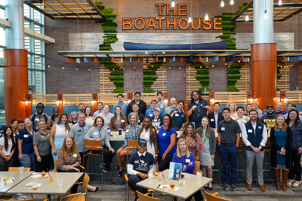 Photo from a Third Thursday with UNF alumni