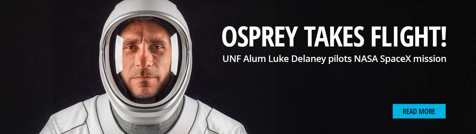 osprey takes flight unf alum luke delaney pilots nasa spacex mission read more