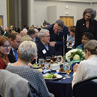 Moez Limayem at first generation luncheon