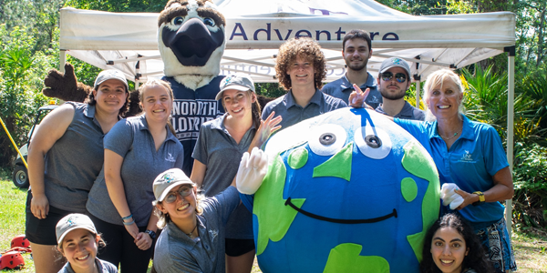 Earth Day Eco Adventure Group Photo with Globie
