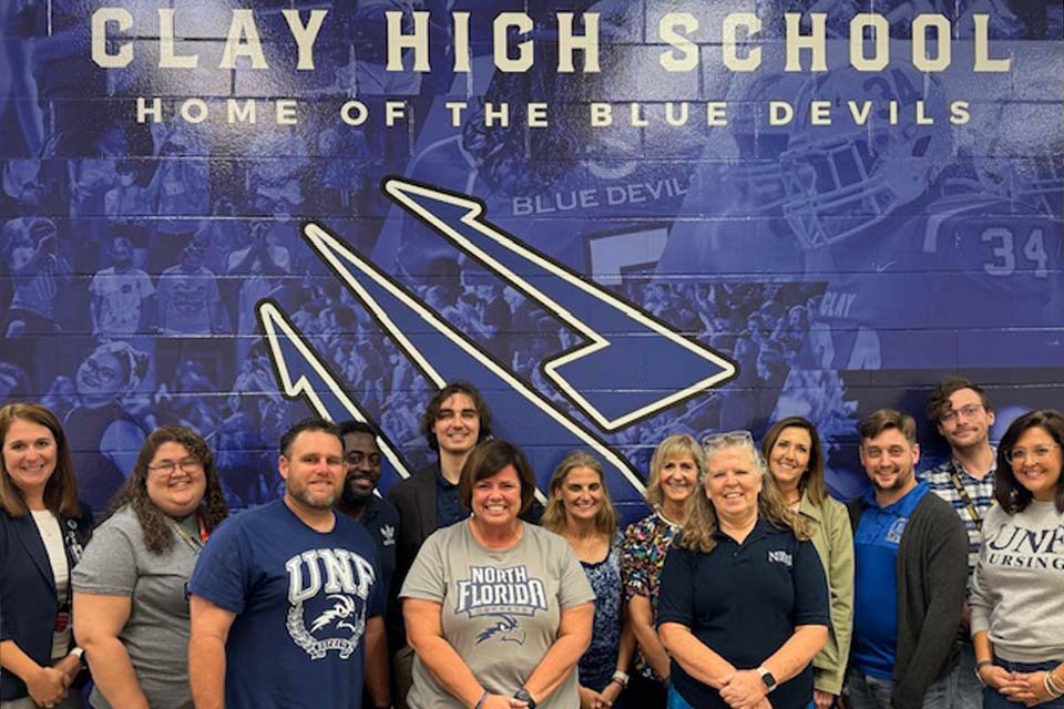 UNF alumni at Clay High