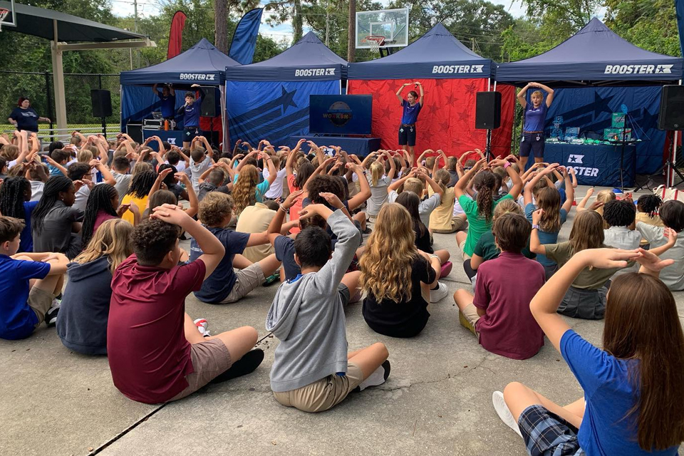 Lake Forrest school assembly
