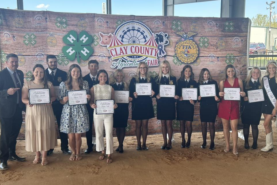 Middleburg students at Clay County fair