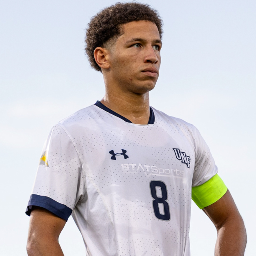 UNF Men's Soccer player