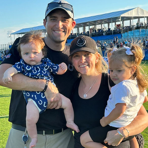 christian with his family 