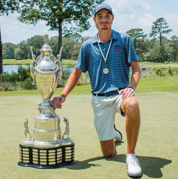 Nick Gabrelcik with trophy