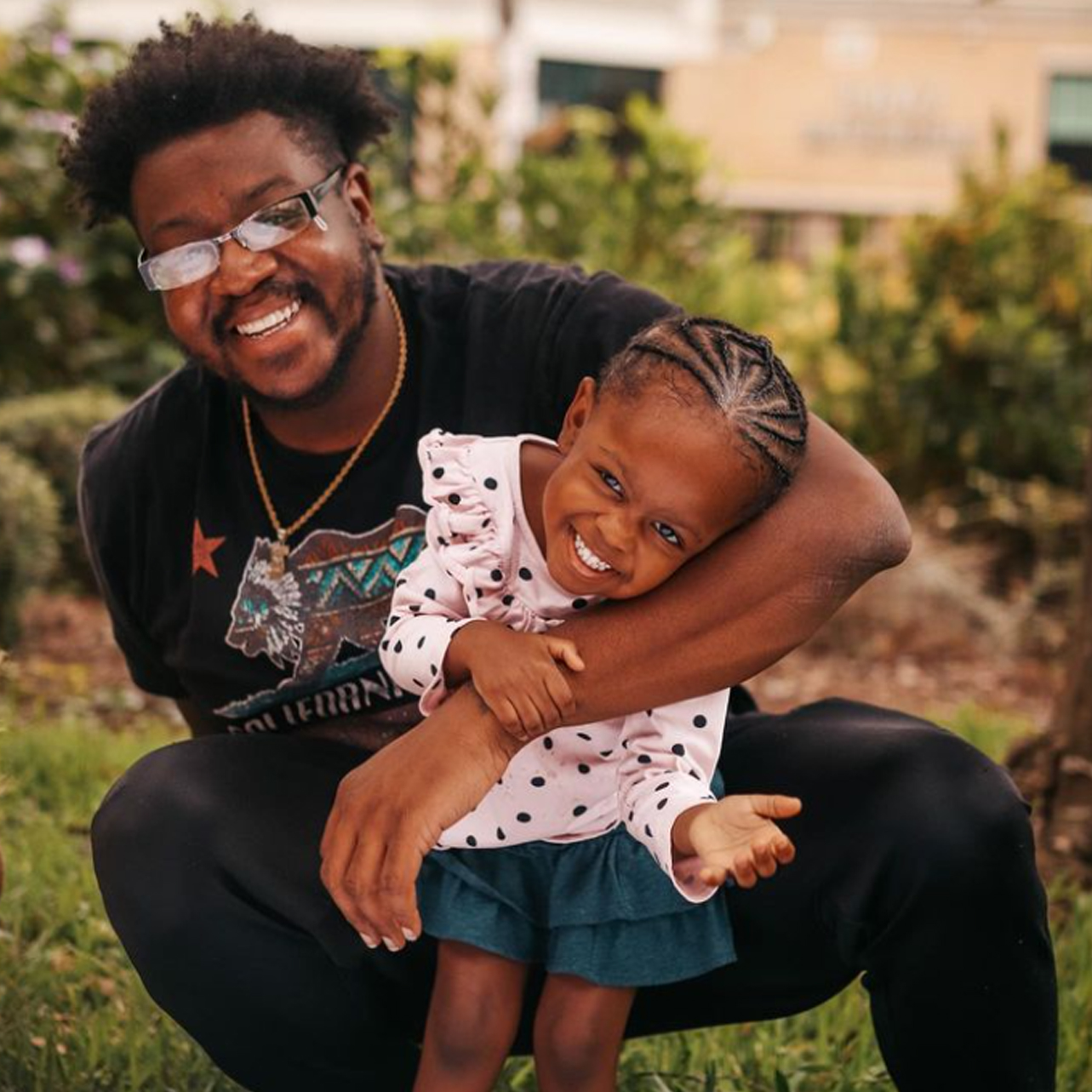 Ishmail Wise and his daughter