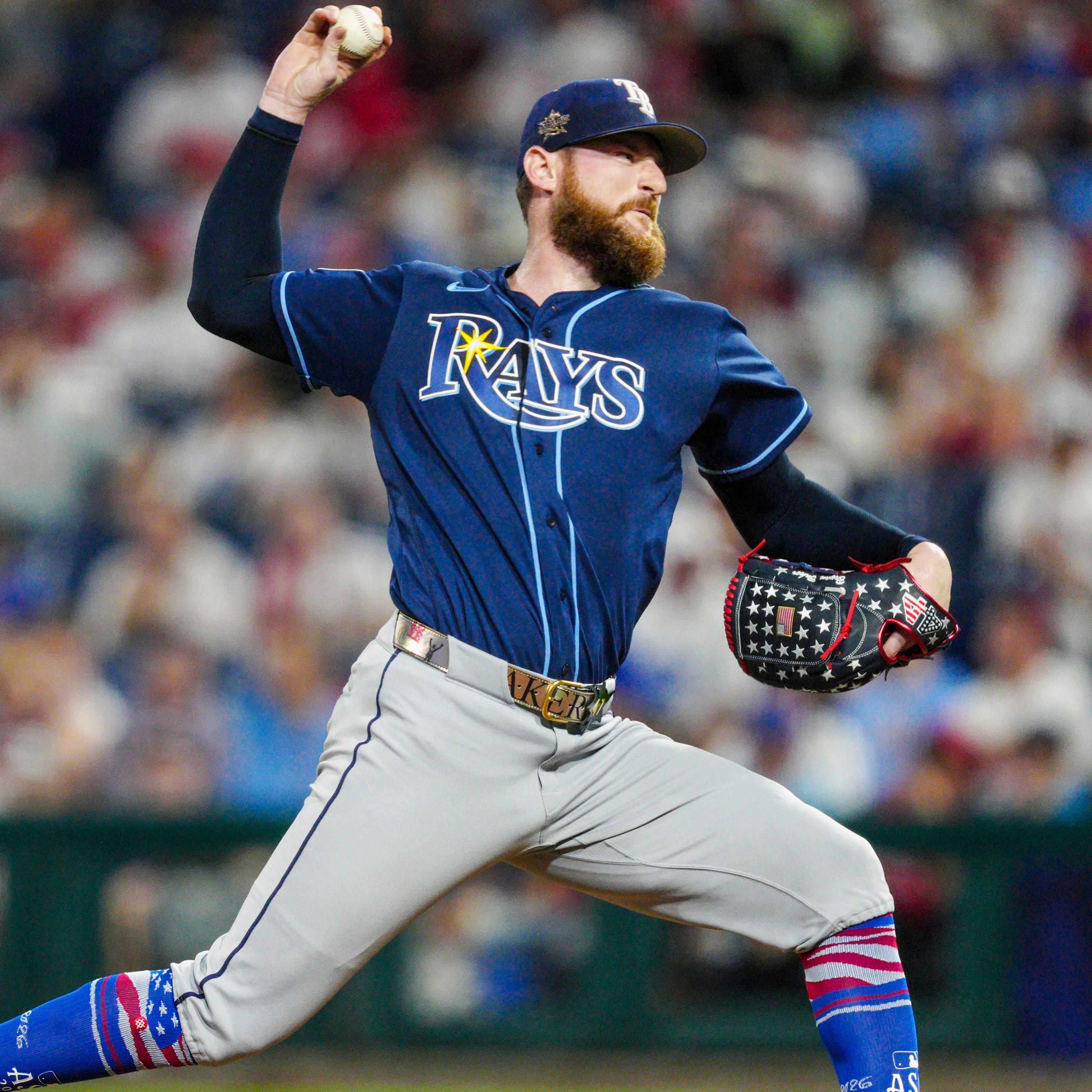Bryan Baker pitching