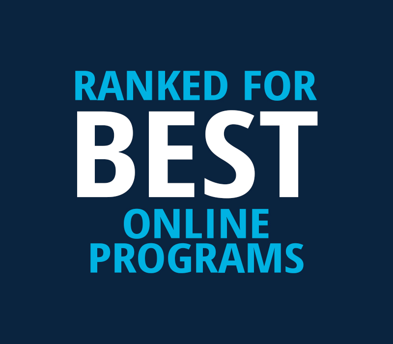 Ranked for best online programs