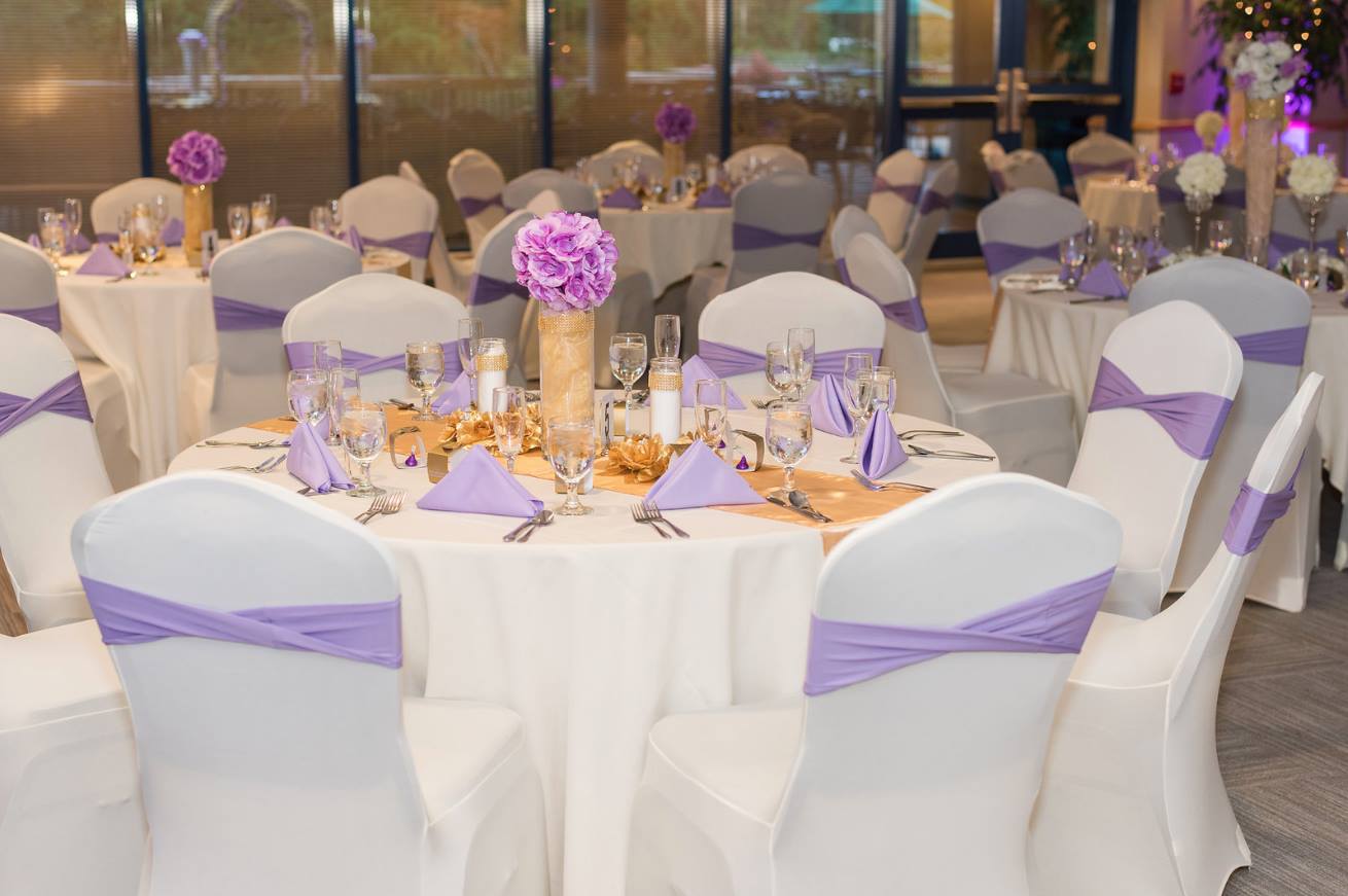 Wedding Decorations in the Board of Trustees Room