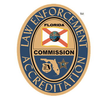law enforcement accreditation Florida commision badge