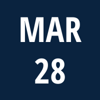 An image that says March 28