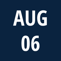 An image that says August 6.